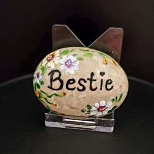 handmade personalized rock, painted rock, rock for Bestie, appreciation gift